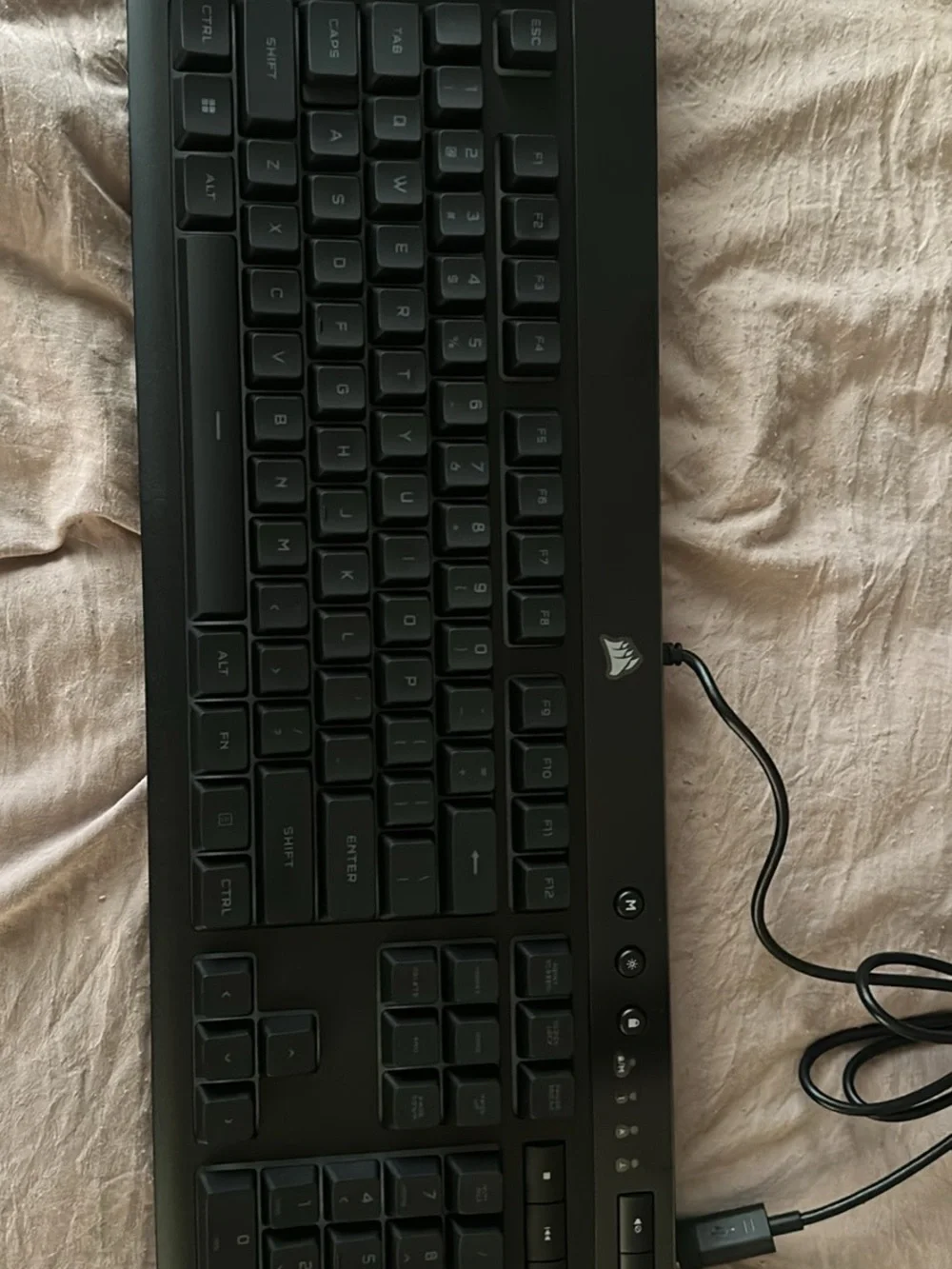 Corsair Black Keyboard with RGB Backlighting